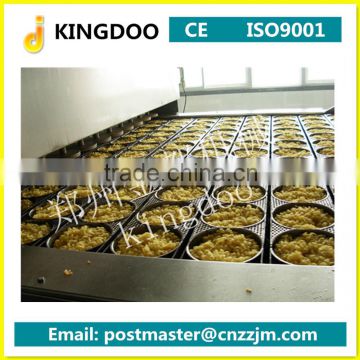 sus fried instant cup and bowl noodle processing line