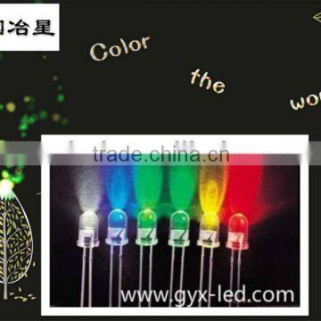 GYX Lamp Series with rgb and bi-color of 3mm/5mm size lamp led