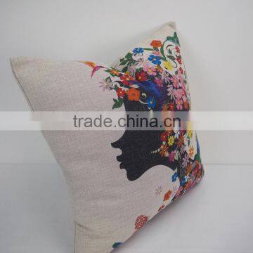 New Design Printed Wholesale Decorative Throw Pillow Covers With Linen/cotton Fabric photo-3