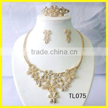 18kgp dubai gold jewelry set / wedding jewellery designs