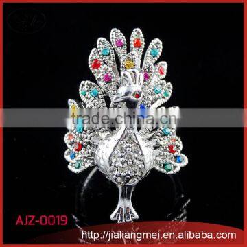 2015 Wholesale Fashion Costume Gold Plated Jewelry Stone Ring