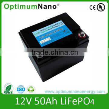 12.8V Voltage and LiFePO4 Components 12V 50Ah LIFEPO4 BATTERY