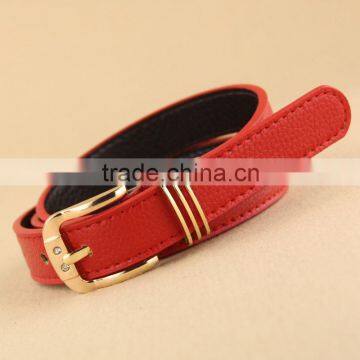 Rhinestone PU Women's Belts belt female fine ladies leather belt female Korean fashion casual PU belt