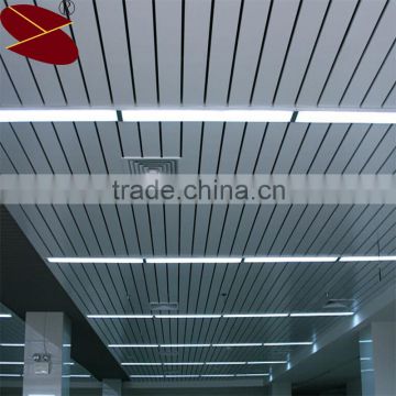 Railway Station Ceiling Decoration of timber aluminum strip ceiling