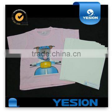 Cheaper selling t-shirt heat transfer iron on t-shirt papers 300g diy dark color inkjet transfer paper