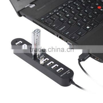 Portable 480MBPS usb 2.0 10 port hub with one switch