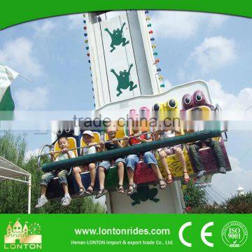 Outdoor fun rides kiddie amusement free fall tower rides for sale