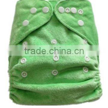 one size PUL reusable minky baby cloth diaper-HAILAN-S08