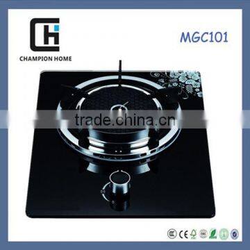 Mini glass top gas cooker