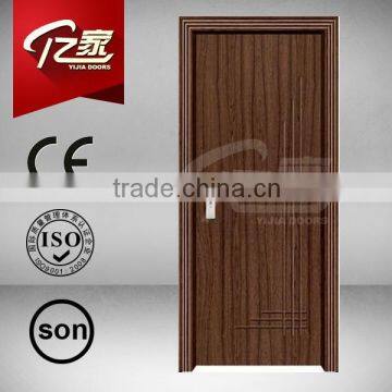 pvc door panel with door handle and door hinge