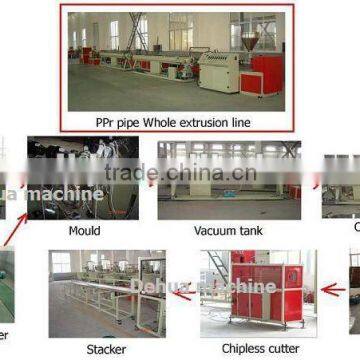 Hot sale pp-r pipe extrusion line/plastic machine