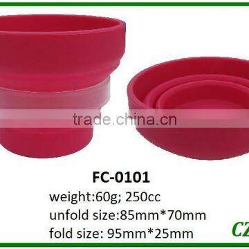 collapsible silicone cup foldable cup