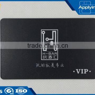 Customized design pvc discount card smart contact rechargeable card for bar club members