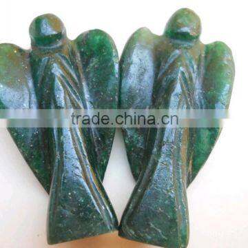 GREEN MYCA CARVED ANGEL