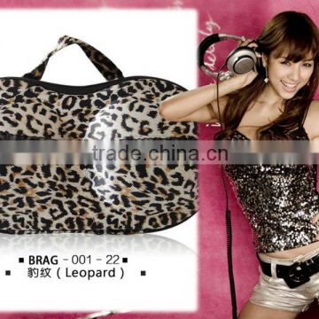 2013 EVA Leopard Travelling Bra Bag (BRAG-001-22) waterproof bra bag