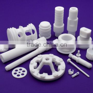 cnc micro turning ptfe OEM Customized PTFE plastic ring shenzhen factory