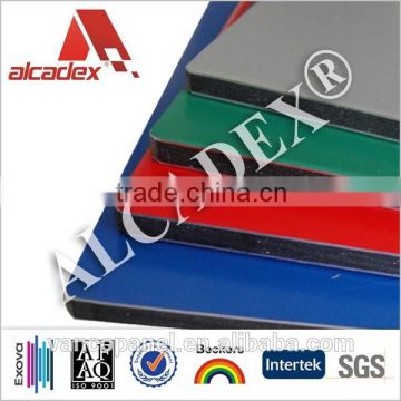 acp 4mm pvdf coating, dibond aluminum composite panel, facade panel