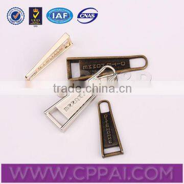 China craft slider zipper pull tabs for jacket