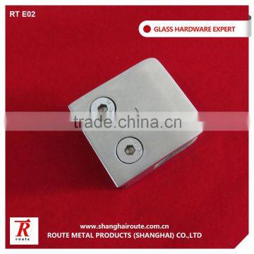 Stainless steel 304 square glass mounting clamp