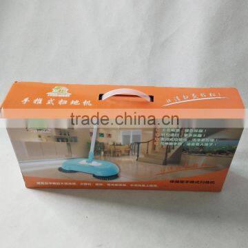 360 Rotating Hand-propelled Floor Sweeper Manual Cleaner photo-6