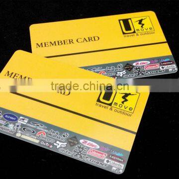 Colorful Printed Glossy PVC Member Card CR80