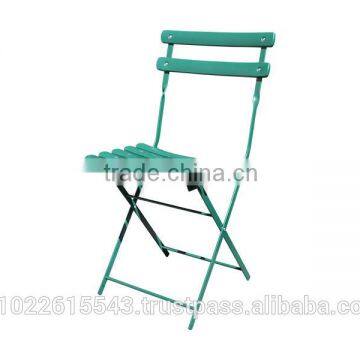 Painted Metal folding chair , Heavy duty folding chairs