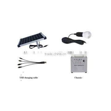 High Output Mini Green Power Portable Solar Led Light Kits for wholesale