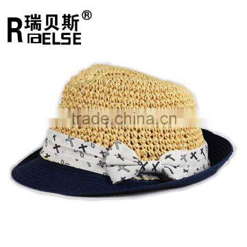 cheap knit lady hat beautiful hand make crochet paper straw hat