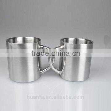 Hot new product for 2015 Classic Stainless Steel Coffee Mug With Metal Handle