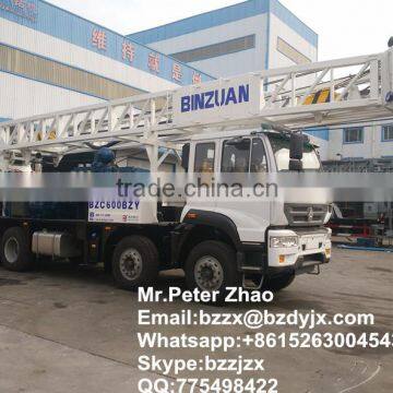 BZC600BZY truck mounted water well drilling rig