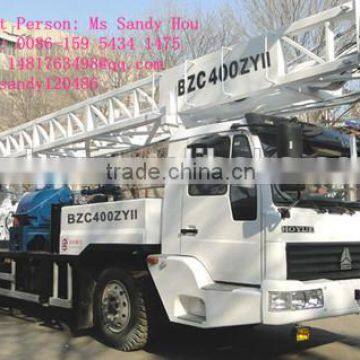 truck mounted water well drilling rig BZC400ZY