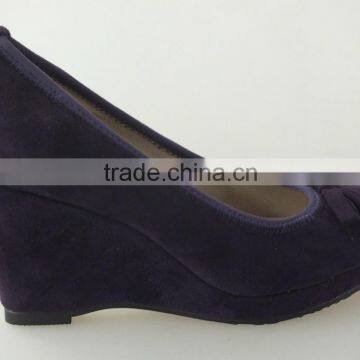 vogal black closed wedge shoes W&T