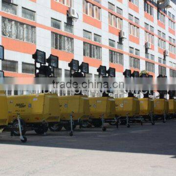 High Mast Portable Mobile Light Tower With 8kw Diesel Generator photo-6