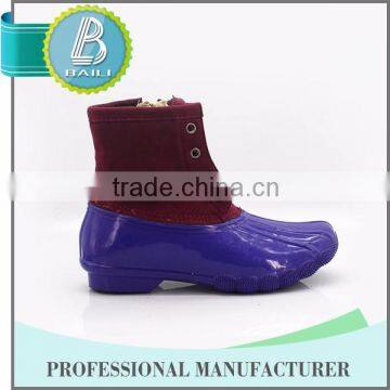 China Supplier Shiny Bean Boots