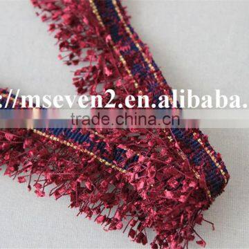 Fashion Color Tassel Fringe Lace Trim Polyester Tassel Fabric Embroidery Lace photo-5
