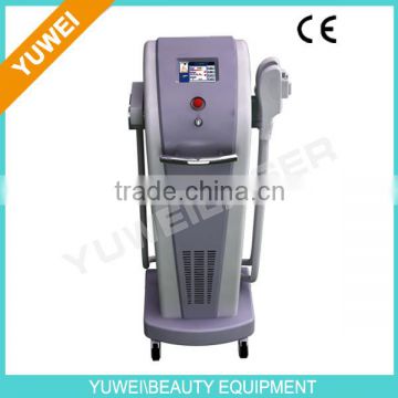 vertical multi-function(IPL+RF+laser+E light) Beauty machine for vascular lesions removal