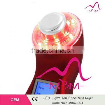 Hot! LED Light face skin care wrinkles Trident lifting electric home photon beauty machine