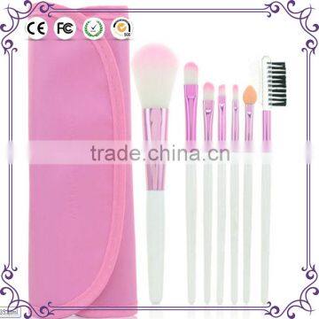 7pcs professional private label make up brushes with bag