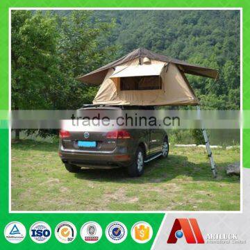 colorful medieval rooftop tent for family