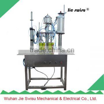 10ml to 750ml semi automatic aerosol spray filling machine ,small spray bottles filling machine