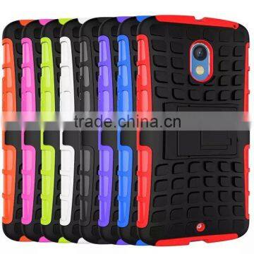 For MOTO X PLAY XT1561 XT1562 Armor CASE Heavy Duty Hybrid Rugged TPU Impact Kickstand ShockProof CASE 2 IN 1 CASE