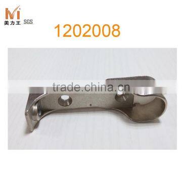 hot sale nickel-plated wardrobe end brackets for wardrobe hanging rail