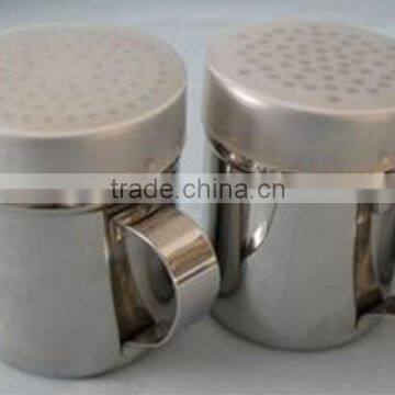 stainless steel salt and pepper shaker