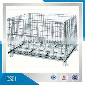 Foldable & Stackable Steel Pallet /Metal Stillage Cage