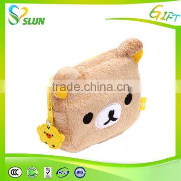 Popular Good quality Animal Pencil case Plush Pen shape pencil bag for students