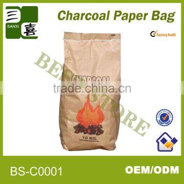 shanghai 2013 charcoal paper bag made in kraft paper with good quality