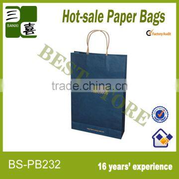 kraft paper bag for clothes IN SHANGHAI SANXI kraft paper bag for clothes