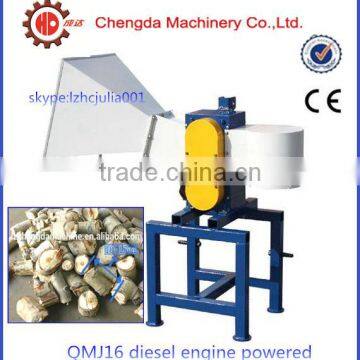 CE Approved Diesel Engine Powered Wood Chipper, Wood Cutting Machine, Small Wood Chipper