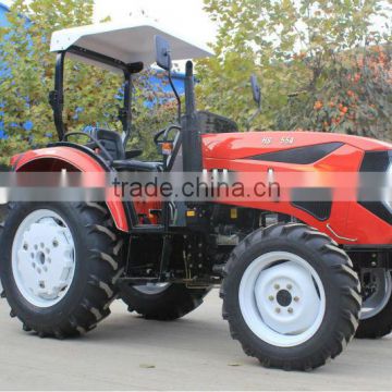 China YTO engine farm tractor, 50/55/60HP 4WD farm tractor with ROPS, sunshade