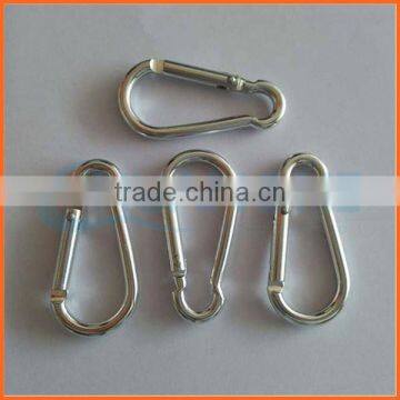 Factory price custom rubber keychain carabiner hook